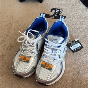 Avia Silver and Blue Athletic Shoes